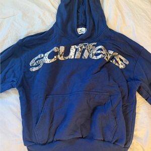 Scuffers Blue Snake Logo Hoodie